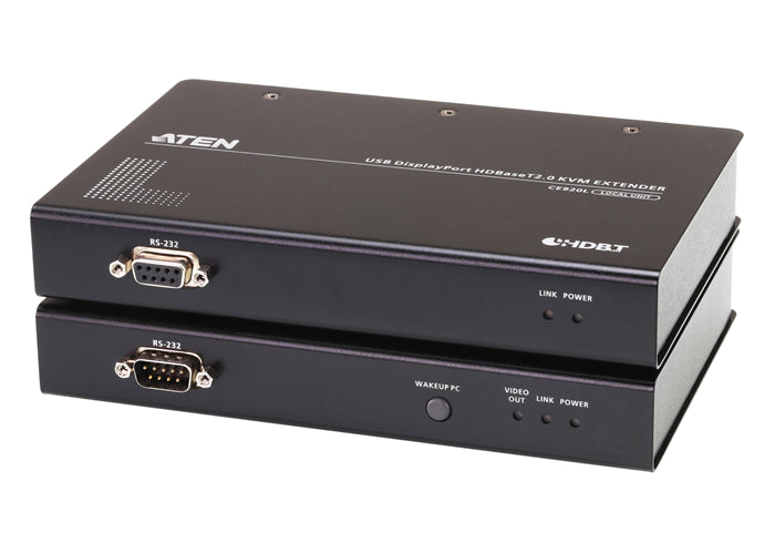 Aten 4K DisplayPort HDBaseT 2.0 KVM Extender with RS232, Ethernet extension, Long Reach mode extends up to 1920 x 1080 @ 150m, can mix CE920 T/R with Aten 4K DisplayPort HDBaseT 2.0 KVM Extender with RS232, Ethernet extension, Long Reach mode extends up to 1920 x 1080 @ 150m, can mix CE920 T/R with